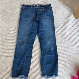 LOFT Dark Blue Ankle Jeans